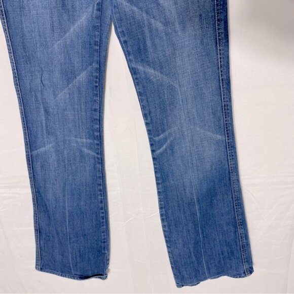 7 For All Mankind Med Wash Low Rise Straight Boot Cut Jeans 29 - Picture 11 of 15